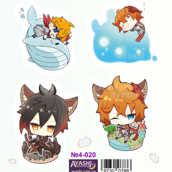 Наліпки Genshin Impact №4-020 Наліпки Genshin Impact №4-020