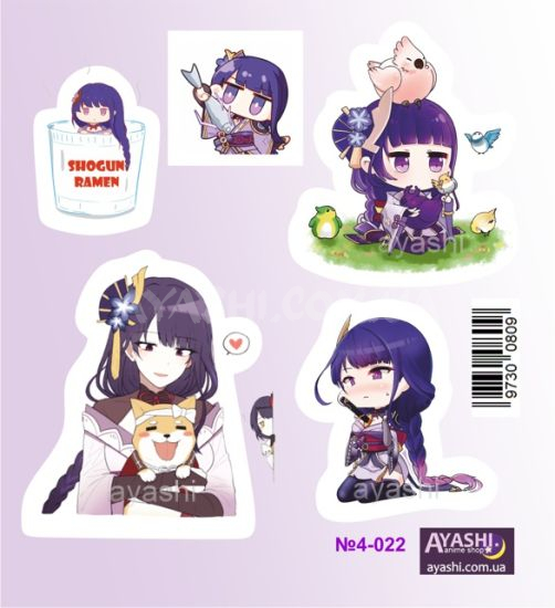 Наліпки Genshin Impact №4-022 Наліпки Genshin Impact №4-022