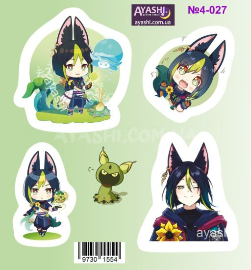 Наліпки Genshin Impact №4-027 Наліпки Genshin Impact №4-027
