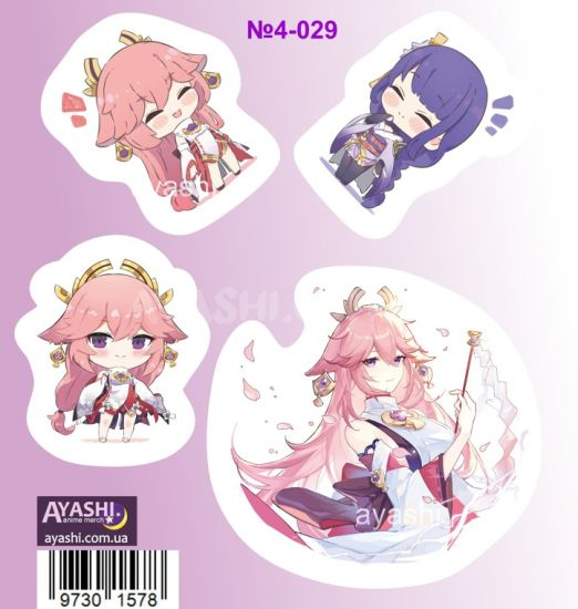 Наклейки Genshin Impact №4-029 Наклейки Genshin Impact №4-029