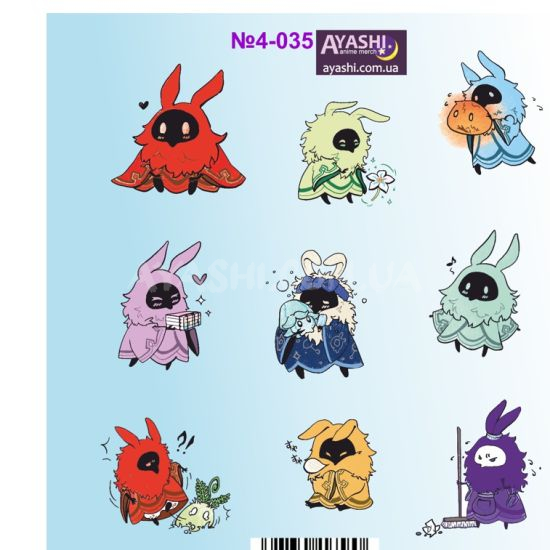 Наліпки Genshin Impact №4-035 Наліпки Genshin Impact №4-035