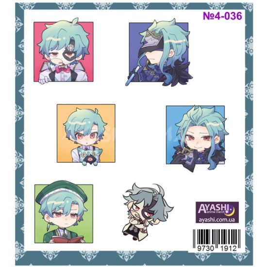 Наліпки Genshin Impact №4-036 Наліпки Genshin Impact №4-036