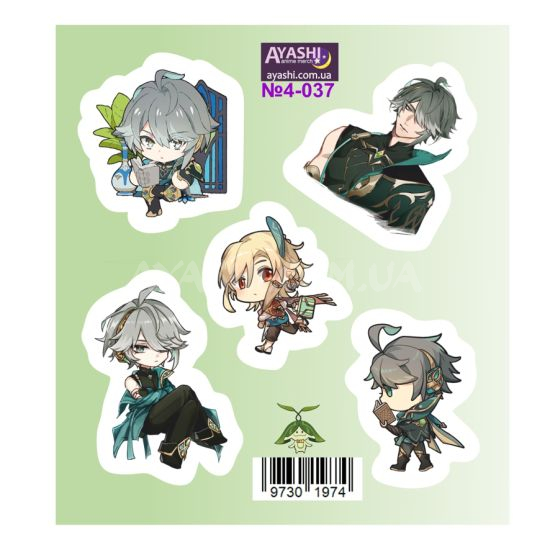 Наліпки Genshin Impact №4-037 Наліпки Genshin Impact №4-037