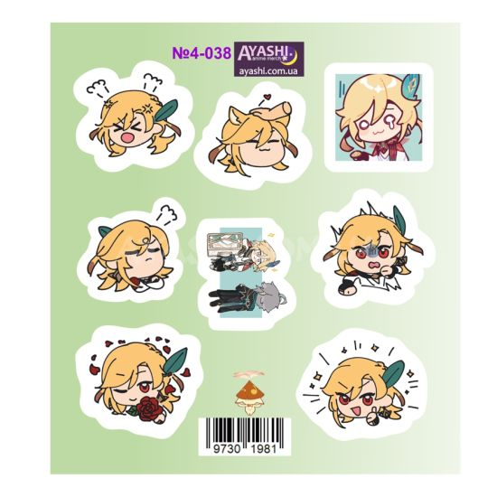 Наклейки Genshin Impact №4-038 Наклейки Genshin Impact №4-038