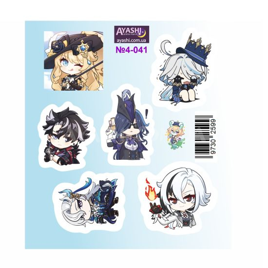 Наліпки Genshin Impact №4-041 Наліпки Genshin Impact №4-041