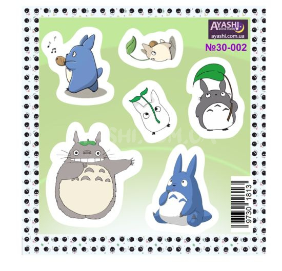 Наліпки Totoro №30-002 Наліпки Totoro №30-002