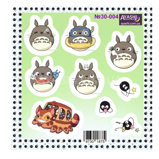 Наліпки Totoro №30-004 Наліпки Totoro №30-004
