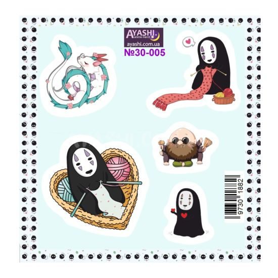 Наліпки Spirited Away №30-005 Наліпки Spirited Away №30-005