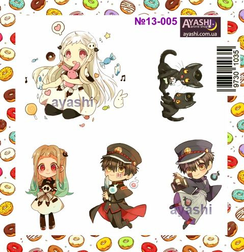 Наліпки Toilet-bound Hanako-kun №13-005 Наліпки Toilet-bound Hanako-kun №13-005