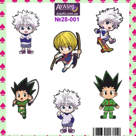 Наклейки Hunter x Hunter №28-001 Наклейки Hunter x Hunter №28-001
