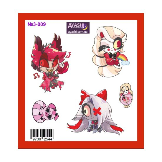 Наклейки Hazbin Hotel №3-009 Наклейки Hazbin Hotel №3-009