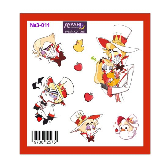 Наклейки Hazbin Hotel №3-011 Наклейки Hazbin Hotel №3-011