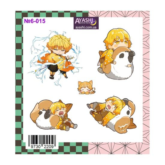 Наклейки Demon Slayer №6-015 Наклейки Demon Slayer №6-015