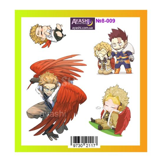 Наліпки Boku no Hero Academia №8-009 Наліпки Boku no Hero Academia №8-009