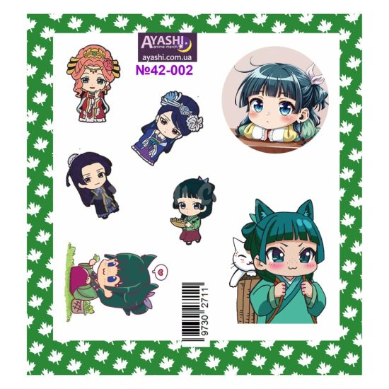 Наклейки Kusuriya no Hitorigoto  №42-002 Наклейки Kusuriya no Hitorigoto  №42-002