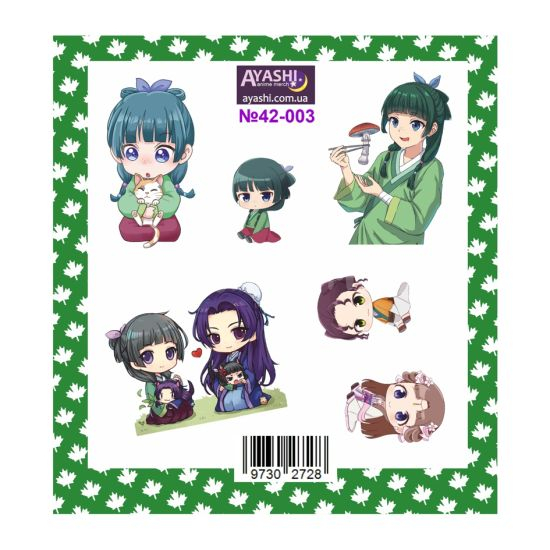 Наліпки Kusuriya no Hitorigoto №42-003 Наліпки Kusuriya no Hitorigoto №42-003