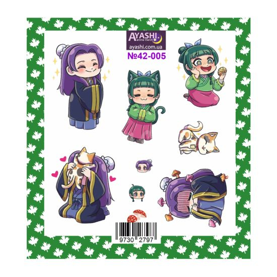 Наліпки Kusuriya no Hitorigoto №42-005 Наліпки Kusuriya no Hitorigoto №42-005