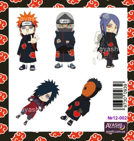 Наклейки Naruto №12-002 Наклейки Naruto №12-002