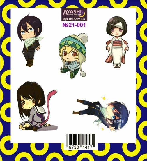 Наклейки Noragami №21-001 Наклейки Noragami №21-001