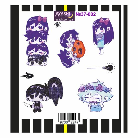 Наліпки OMORI №37-002 Наліпки OMORI №37-002