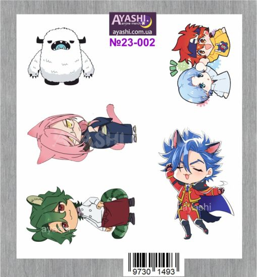 Наклейки SK8 the Infinity №23-002 Наклейки SK8 the Infinity №23-002