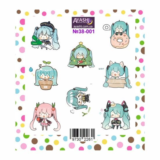 Наліпки Project Sekai  №38-001 Наліпки Project Sekai  №38-001