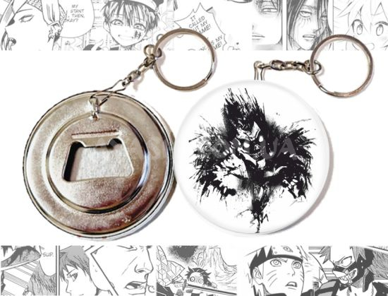 Открывашка-брелок Death Note белая OTKR-58-00008  Открывашка-брелок Death Note белая OTKR-58-00008 