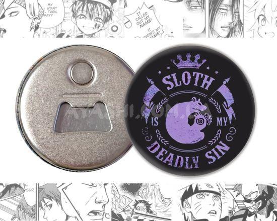 Відкривачка-магніт Seven Deadly Sins OTkM-58-01850 Лінь - мій смертний гріх Відкривачка-магніт Seven Deadly Sins OTkM-58-01850 Лінь - мій смертний гріх