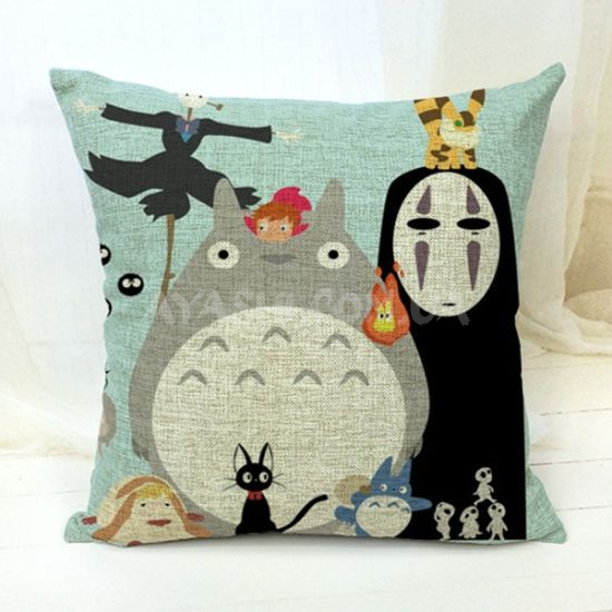 Подушка 43*43 см Studio Ghibli MIX Подушка 43*43 см Studio Ghibli MIX