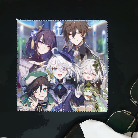 Салфетка для очков Genshin Impact СР-00005 архонты Салфетка для очков Genshin Impact СР-00005 архонты