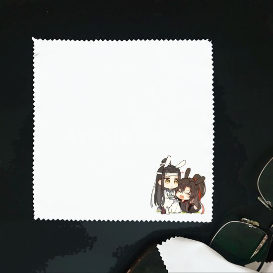 Салфетка для очков СР-00016 Mo Dao Zu Shi Вэй Ин с Лань Чжань Салфетка для очков СР-00016 Mo Dao Zu Shi Вэй Ин с Лань Чжань