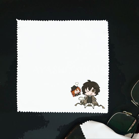Салфетка для очков СР-00017 Bungo Stray Dogs Дазай Салфетка для очков СР-00017 Bungo Stray Dogs Дазай