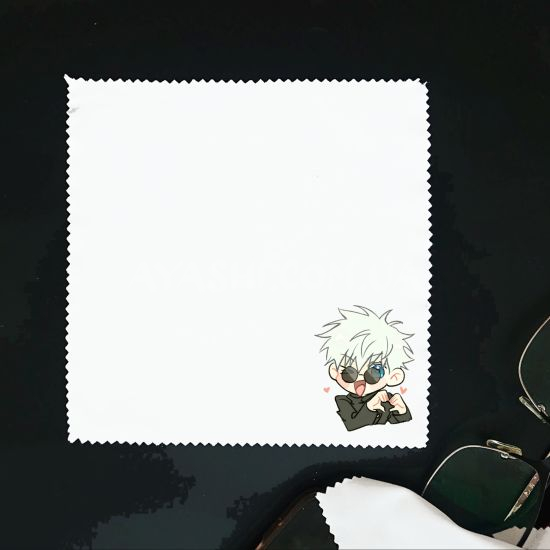 Салфетка для очков СР-00024 Jujutsu Kaisen Годжо  Салфетка для очков СР-00024 Jujutsu Kaisen Годжо 