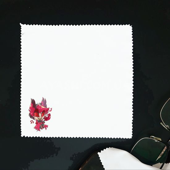 Салфетка для очков Hazbin Hotel СР-00043 Аластор  Салфетка для очков Hazbin Hotel СР-00043 Аластор 