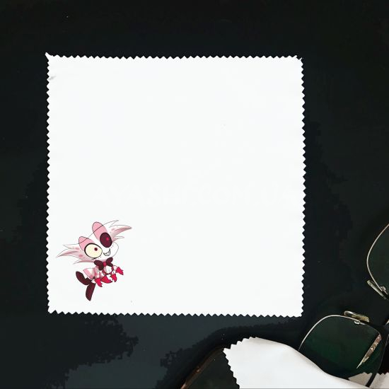 Серветка для окулярів Hazbin Hotel  СР-00045 Енджел Даст Серветка для окулярів Hazbin Hotel  СР-00045 Енджел Даст