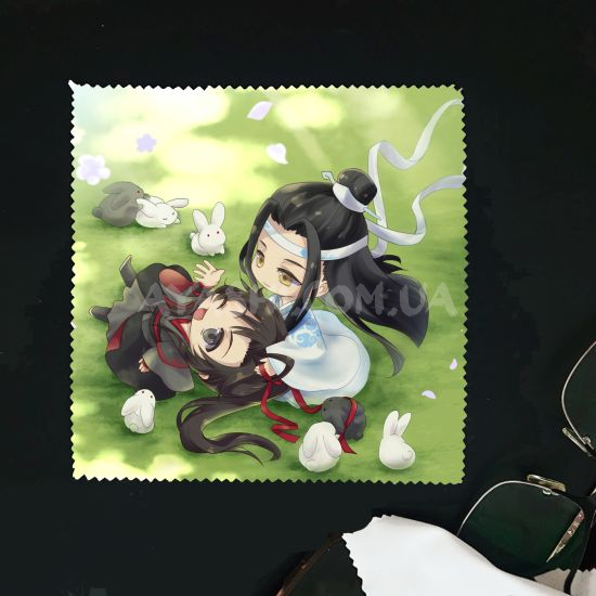 Салфетка для очков СР-00052 Mo Dao Zu Shi Вэй Ин с Лань Чжань Салфетка для очков СР-00052 Mo Dao Zu Shi Вэй Ин с Лань Чжань