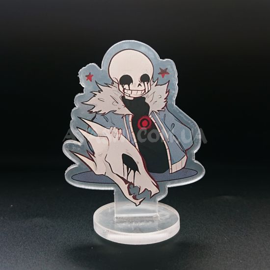 Стенд Акриловый мини СТ-0011-01 Undertale Sans с черепом Стенд Акриловый мини СТ-0011-01 Undertale Sans с черепом