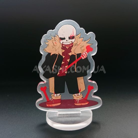 Стенд Акриловый мини СТ-0011-03 Undertale Sans красные кости Стенд Акриловый мини СТ-0011-03 Undertale Sans красные кости