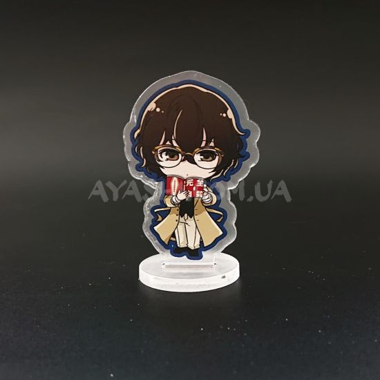 Стенд  СТ-0021-27 Bungo Stray Dogs Дазай вушка акриловий міні Стенд  СТ-0021-27 Bungo Stray Dogs Дазай вушка акриловий міні