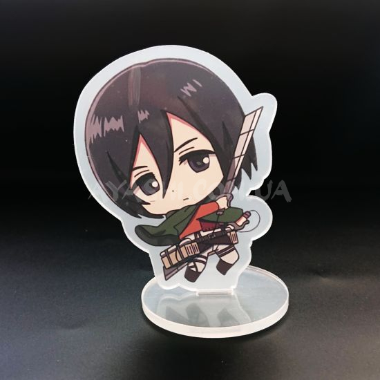 Стенд Акриловый мини СТ-0026-01 Attack on Titan Микаса  Стенд Акриловый мини СТ-0026-01 Attack on Titan Микаса 