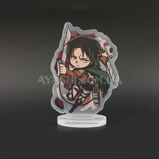 Стенд  СТ-0026-11 Attack on Titan Леві  акриловий міні Стенд  СТ-0026-11 Attack on Titan Леві  акриловий міні