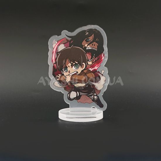 Стенд  СТ-0026-12 Attack on Titan Ерен  акриловий міні Стенд  СТ-0026-12 Attack on Titan Ерен  акриловий міні