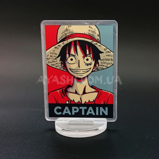 Стенд Акриловый мини СТ-0027-11 One Piece Монки Д. Луффи , прямоугольный Стенд Акриловый мини СТ-0027-11 One Piece Монки Д. Луффи , прямоугольный