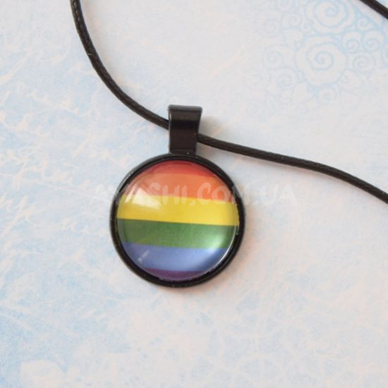 Кулон №941-0021 райдужний LGBT , 20мм Кулон №941-0021 райдужний LGBT , 20мм