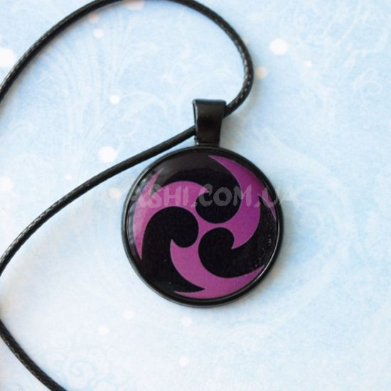 Кулон №944-0033 Genshin Impact ЭЛЕКТРО (на чорном), 25мм Кулон №944-0033 Genshin Impact ЭЛЕКТРО (на чорном), 25мм