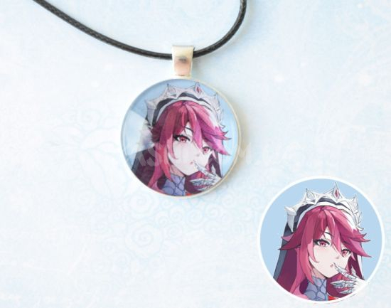 Кулон №945-0052 Genshin Impact Розария , 25мм Кулон №945-0052 Genshin Impact Розария , 25мм