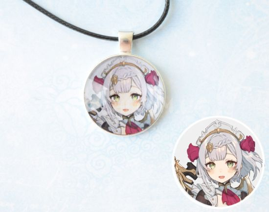 Кулон №945-0053 Genshin Impact Ноелль , 25мм Кулон №945-0053 Genshin Impact Ноелль , 25мм