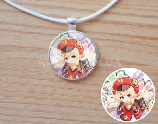 Кулон №946-0059 Genshin Impact Кли, 25мм Кулон №946-0059 Genshin Impact Кли, 25мм