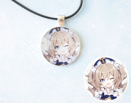 Кулон №945-0061 Genshin Impact Барбара, 25мм Кулон №945-0061 Genshin Impact Барбара, 25мм