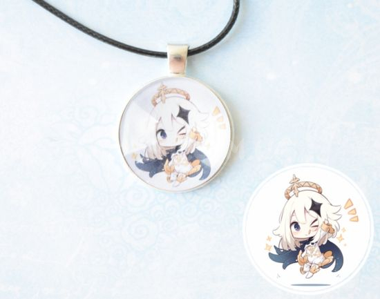 Кулон №945-0064 Genshin Impact Паймон , 25мм Кулон №945-0064 Genshin Impact Паймон , 25мм